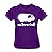 RUIFENG Woman's Simple Guinea Pig Wheek T-shirt