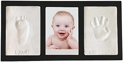 clay hand and footprint