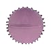 JWH Light Purple Flower Throw Pillow Cover Aesthetic Decorative Sunflower Accent Pillow Case Round Cushion Handmade Pillowcase Bed Couch Bedroom with Insert 12 Inch Lilac