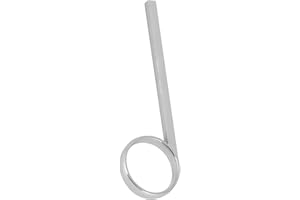 Crovakeu 1pc Premium Metal Trumpet Slide Accessory - Silver Trumpet Replacement Part, Easy to Install for Brass Musical Instr