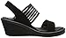 Skechers Cali Women's Rumblers-Sci-Fi Wedge Sandal,Black,11 M US