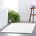 Pinzon Luxury Reversible Cotton Bath Mat - 30 x 50 inch, White
