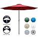 Sunnyglade 9' Patio Umbrella Outdoor Table Umbrella with 8 Sturdy Ribs (Red) primary
