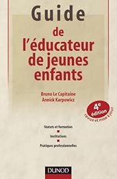 Guide de l'éducateur de jeunes enfants