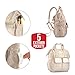 Diaper Bag Backpack Baby Travel Bag with Changing Pad and Stroller Straps