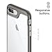Caseology Skyfall for Apple iPhone 8 Plus Case (2017) / for iPhone 7 Plus Case (2016) - Clear Back & Slim Fit - Warm Gray