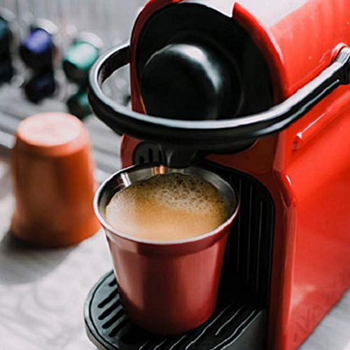 TWDYC Modische einfache Kapsel Kaffeemaschine Imported Kleiner Minihauptkaffeevollautomat Espresso, Rot – Bild 5