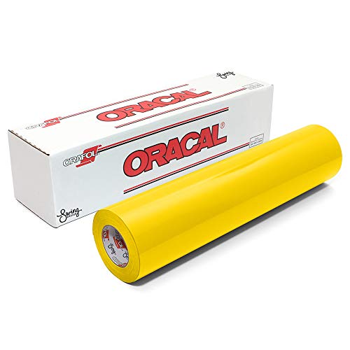 Oracal 651 Glossy Permanent Vinyl 12 Inch x 6 Feet - Light Yellow
