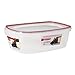 Rubbermaid Lock-Its Food Storage Containers with Easy Find Lids, Racer Red, 34-Piece Set