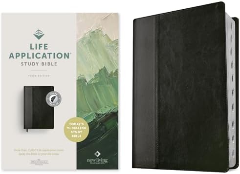 NLT Teen Life Application Study Bible (LeatherLike, Black): New