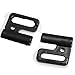20set Craft Plastic Black Rectangle Tape Closure Hook & Clasp Fasteners Sewing on Clothes Bra Clip Hooks 25mm X 19mm Nk161