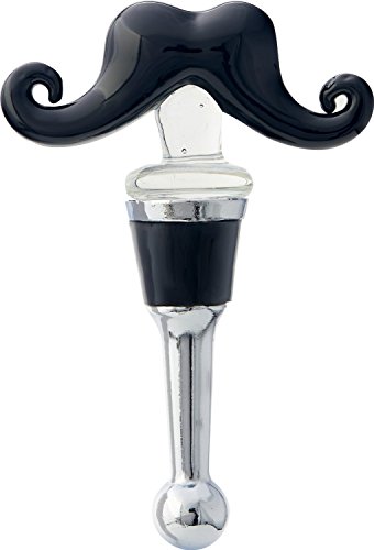 Ls arts wine bottle stopper, mustache