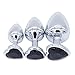 FeiGu 3 Pieces Heart Shape Jeweled Butt Plug Kit, Stainless Steel Anal Training Sets Adult Sex Toys for Beginners Couplesthumb 2