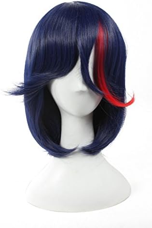 Yamimi Anime Cosplay Wig Dark Blue Short Straight Hair