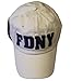 FDNY Baseball Hat Fire Department of New York City Khaki & Navy One Size