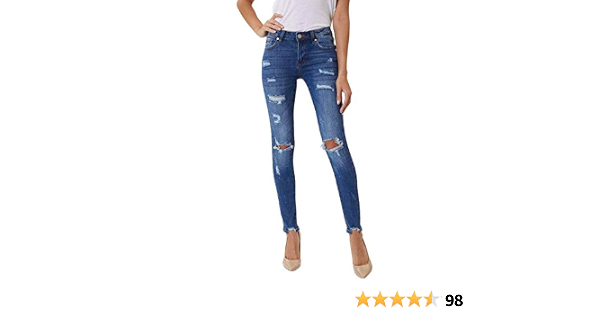 Mid Rise Super Skinny Jeans at Amazon 