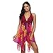 Women Fshino Print Swimwear Tankini Mesh Patchwork Print Hem Halter Swimdress Plus Size ℘Shusuen℘thumb 1