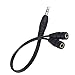 eBoot 3.5 mm Speaker and Headphone Splitter Cable 3.5 mm Stereo Male to Double 3.5 mm Female Audio Jack Adapter Connectors for iPhone iPad PC MP3 Players
