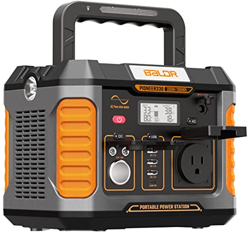 BALDR Portable Power Station 330W, 288Wh Emergency
