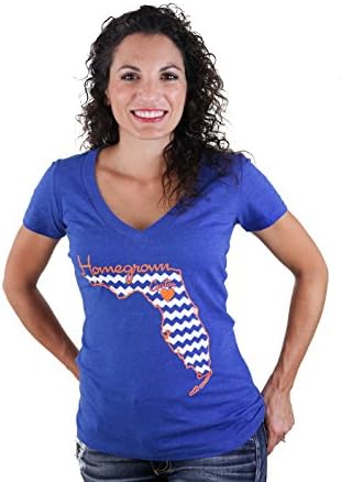 Womens University of Florida UF Shirt "Homegrown Gator" TShirt Cotton, USA, Blue, V,SM