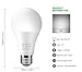 Dusk to Dawn Lights Bulb, Minger 7W Smart LED Bulbs with Auto on/Off, Indoor/Outdoor Lighting Lamp for Porch, Hallway, Patio, Garage (E26/E27, 600lumen, Cold White)