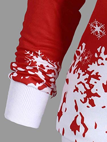 image for Clearance Christmas Shirts, Forthery Women Snowflake Off Shoulder Pull