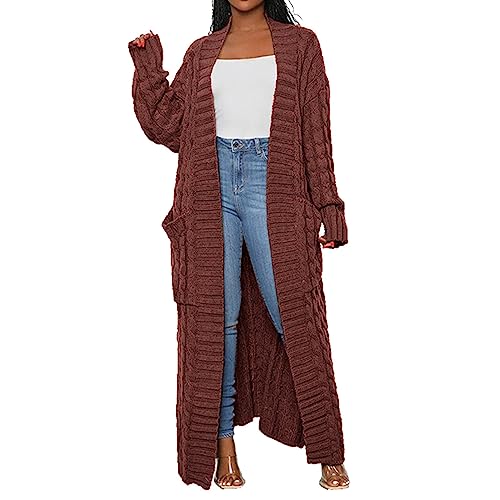 Black Cardigan for Women Lightweight Cable Knit