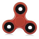 Wukelili Tri Fidget Hand Spinner, Ultra Fast Bearings, Finger Toy, Great Gift for ADD, ADHD, Anxiety, and Autism Adult Children(Red)