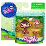 Littlest Pet Shop Cutest Pets Series 2 Figures Mommy Baby Monkeys