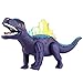 WANGGOOH LED Light Up and Walking Realistic Dinosaur Toy Roaring Sound with Swinging Tail Action，Dinosaur Toys for 3-12 Year Old Toddler Boy Girl Gift