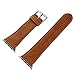 Alonea Leather Buckle Wrist Watch Band Strap Belt For Watch Apple Watch 38mm (Brown)