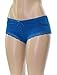 Mamia Women's Basic Cotton Bikini Boyshort Panties w/ Lace 6pk or 12pk (Darlene Boyshorts)