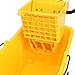 Goplus Commercial Mop Bucket Side Press Wringer Cleaning Caddy with 35 Quart Larger Capacity, Yellow