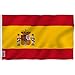 Anley Fly Breeze 3x5 Foot Spain Flag - Vivid Color and UV Fade Resistant - Canvas Header and Double Stitched - Spainish National Flags Polyester with Brass Grommets 3 X 5 Ft primary
