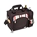 Picnic Time Malibu Insulated Cooler Picnic Tote with Service for 2