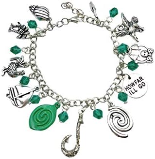 Bracelet Themed Charm Friendship Bracelets 8-Inch Silver with Jewelry Box for Teens Girl Women