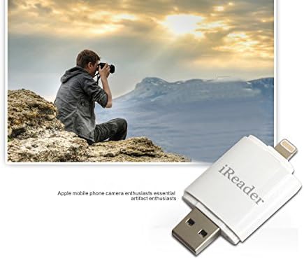 USB i-Flash iDisk iReader TF Micro SD Memory Card Reader 8pin for iPhone 6S iPad Air