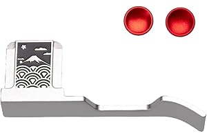 Metal Thumb Grip with Hot Shoe Cover for Fujifilm X100V/X100VI Sea of Clouds Pattern Camera Hot Shoe Thumb Hand Grip (Sea of 