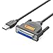 UGREEN USB to DB25 Parallel Printer Cable Adapter Male to Female Connector IEEE 1284 Converter for Laptop Desktop PC Supports Windows, Mac OS, Linux, 6ft primary