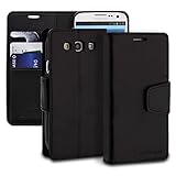 Galaxy S3 Case, ModeBlu [Classic Diary Series] [Black] Wallet Case ID Credit Card Cash Slots Premium Synthetic Leather [Stand View] for Samsung Galaxy S3