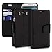 Galaxy S3 Case, ModeBlu [Classic Diary Series] [Black] Wallet Case ID Credit Card Cash Slots Premium Synthetic Leather [Stand View] for Samsung Galaxy S3