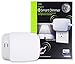 GE 14280 Enbrighten Plus Smart Dimmer Plug-In, 2 Simultaneously Controlled ZWave Outlets, Works with Alexa, Google Assistant, Repeater/Range Extender Z Wave Hub Required, White primary