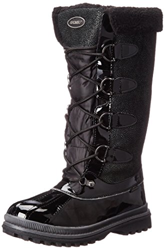 Khombu Women's Farrah KH Cold Weather Boot, Black, 8 M US