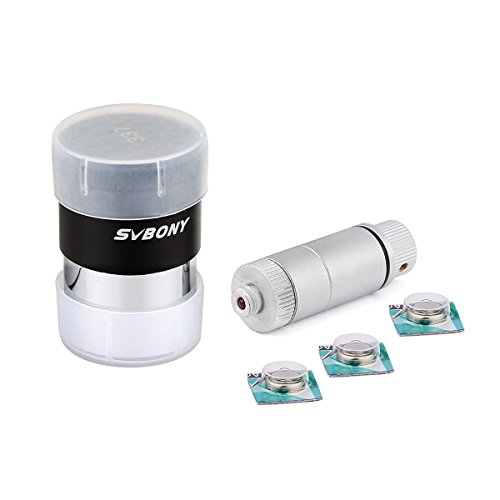 41kYuvAVdkL SVBONY Reticle Eyepiece 1.25 inches Illuminated Eyepiece 12.5mm Double-line Crosshair LED Illuminator 40 Degree FOV 4… - Image 8
