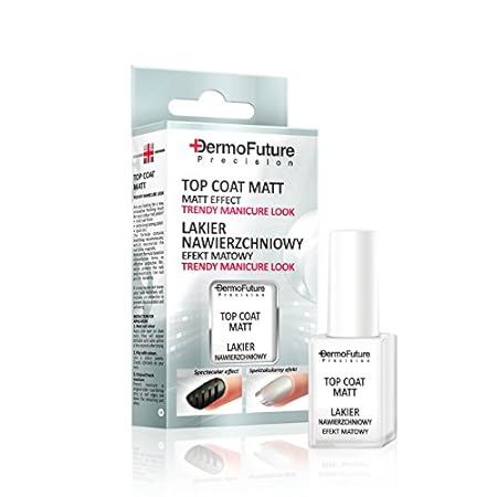 DERMOFUTURE Nagel TOP COAT MATT EFFEKT mit UV 9 ml