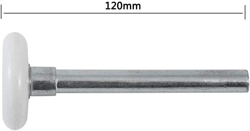 YUANQIAN Durable 2 Inches Nylon Garage Door Rollers 6200ZZ 11 Ball Bearing 4.8Inches Stem (Set of 2) (Garage Door Rolle 120MM2PCS) - Image 3