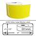 DYMO-Compatible 30256 YELLOW Large Shipping Labels (2-5/16
