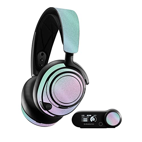 MightySkins Glossy Glitter Skin Compatible with SteelSeries Arctis Nova Pro - C…