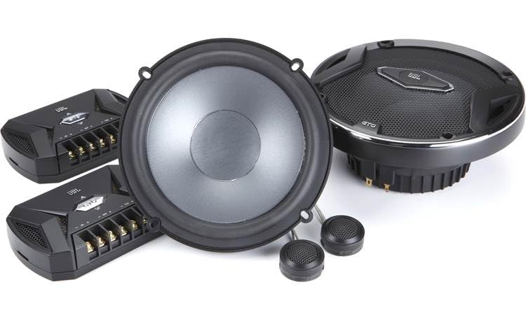 JBL GTO609C 270 Watts 6-1/2/'' Premium Car Audio Component Stereo Speaker System with Patented Plus One Woofer-Cone Technology Plus Alphasonik 6-1/2/'' Component Speaker GTO609C+ALPHA