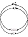 Tatuo 2 Pieces Single Freshwater Pearl Necklace and 3 Freshwater Pearl Beads Choker on Black Leather Cord for Girls Women